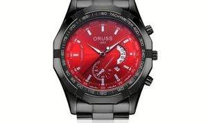 New mens watch sporty yet dressy. Adjustable band. 8 inch wrist